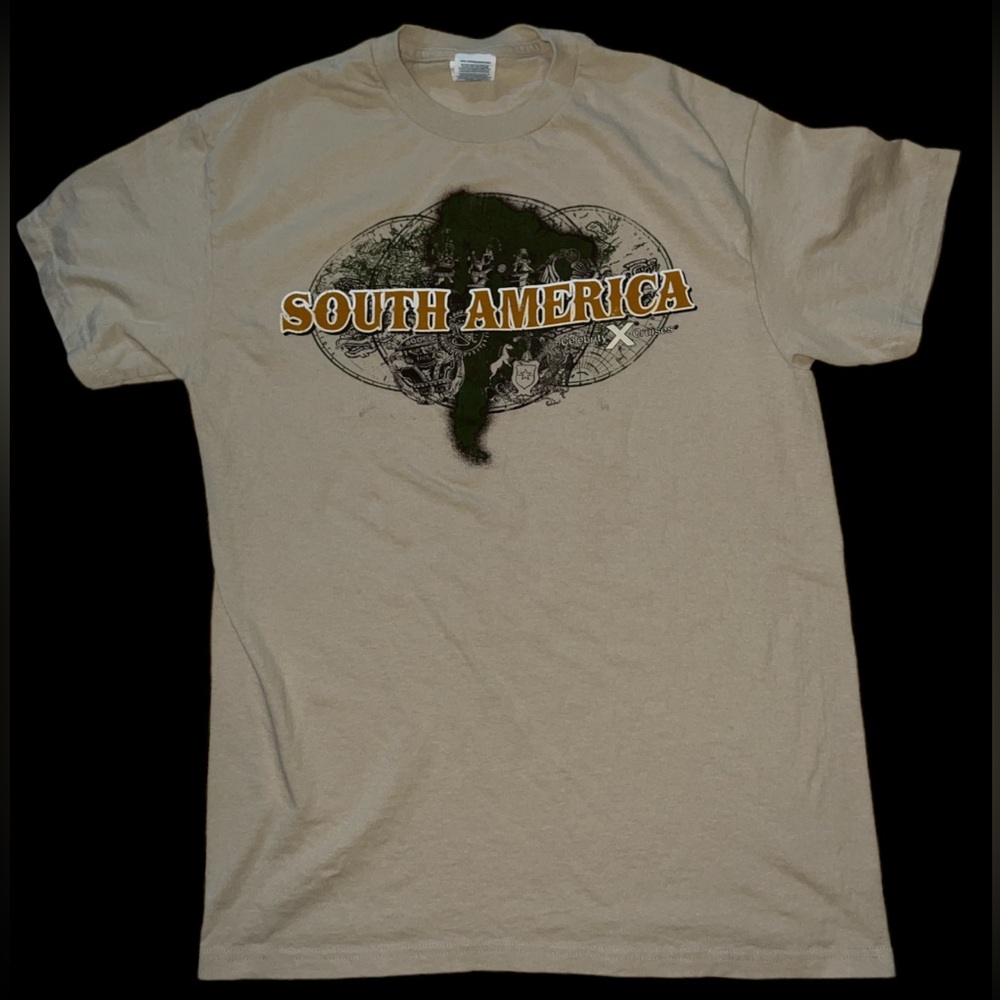 Vtg Celebrity Cruises South America T-Shirt